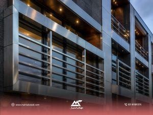 پروفیل استیل نمای ساختمون