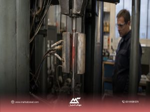 افزایش دما میلگرد استیل